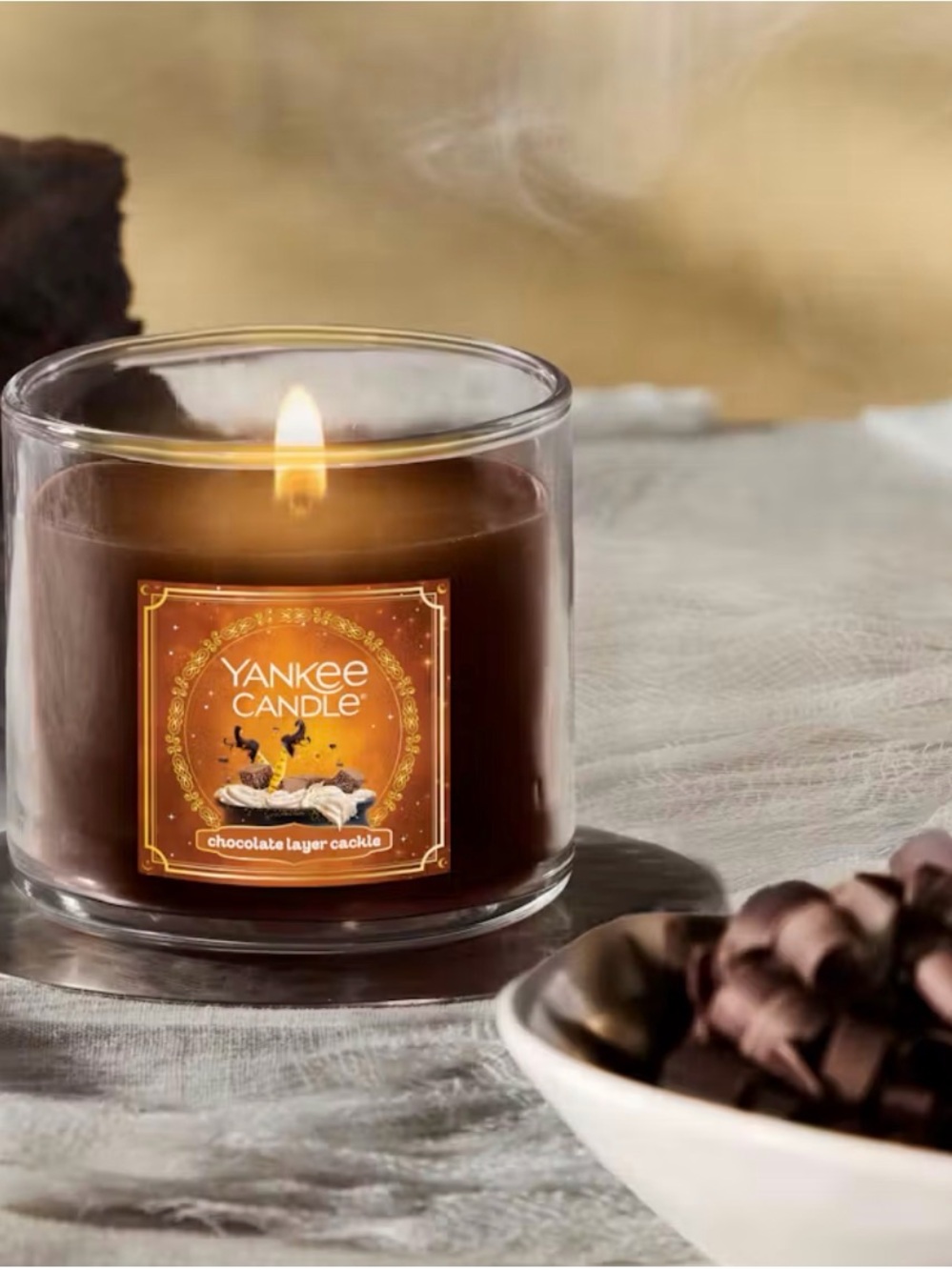 🍫 Yankee Candle "Chocolate Layer Cackle" Small Tumbler Candle 🧙‍♀️
